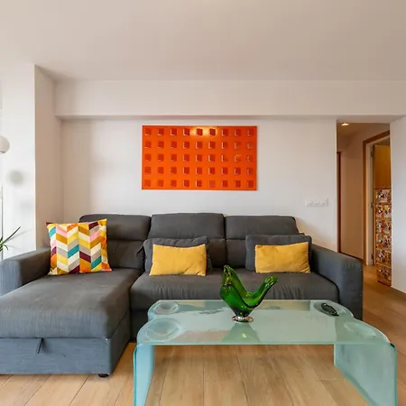 Luxury Designer Beach Front Two Bedroom Apartment Salou Exterior photo